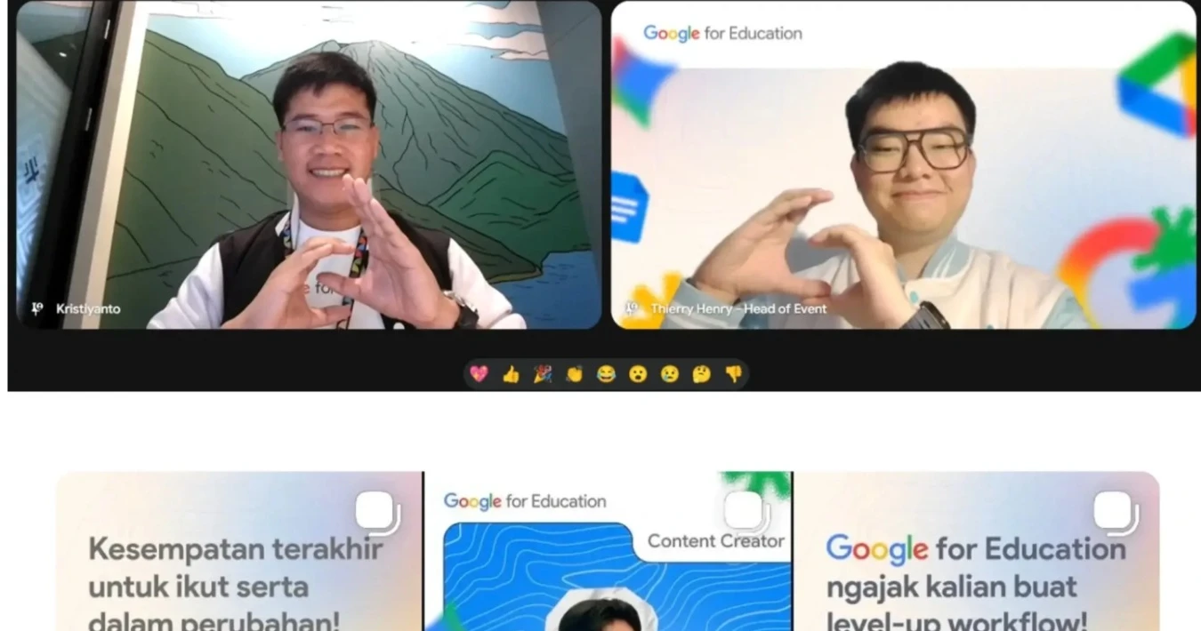 Google for Education Webinar with over 1000 participants